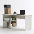 Scrivania moderna in legno, colore bianco